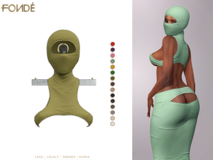 Fonde - Damo Bralaclava - Olive - Unpacker