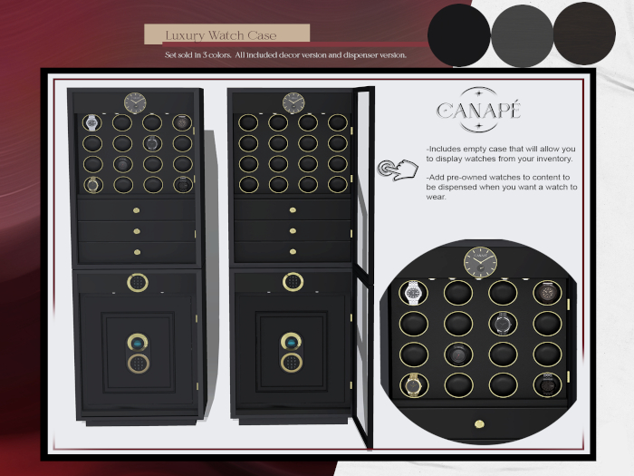 [Canape] Luxury Watch Case Fatpack