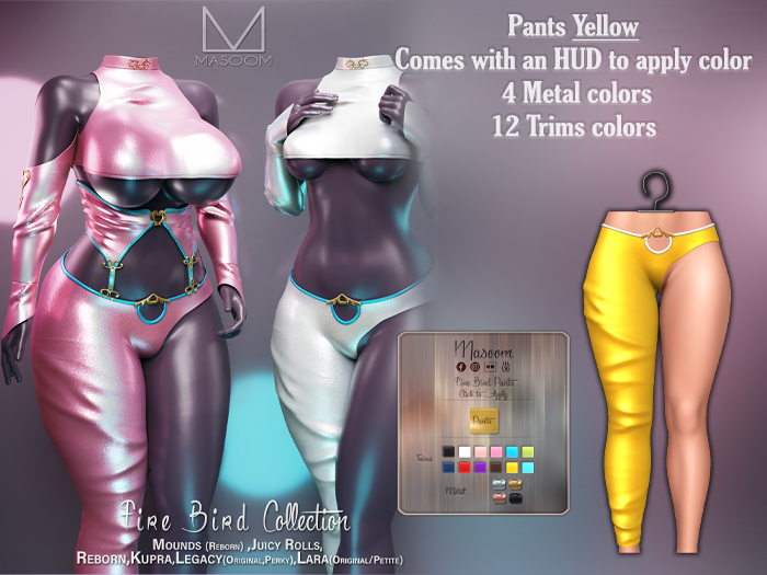 [[ Masoom ]] Fire Bird Pants - Yellow