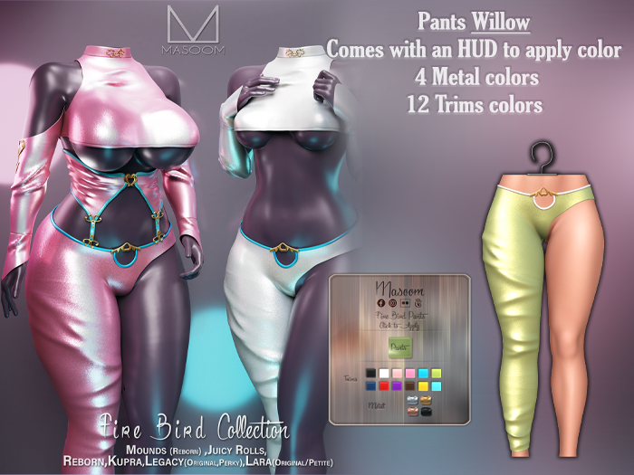 [[ Masoom ]] Fire Bird Pants - Willow