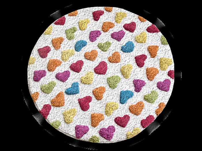 hearts rug