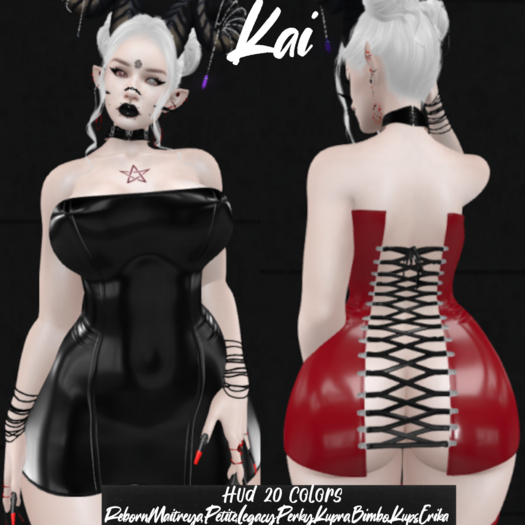 {Chaotic} Kai Dress {Open Back}{Add Me}