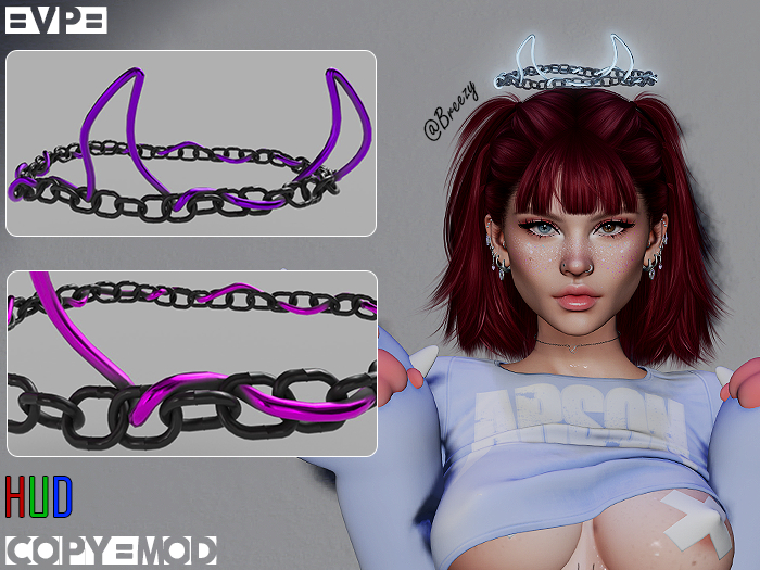 =VP= Chain Horned Neon Halo 