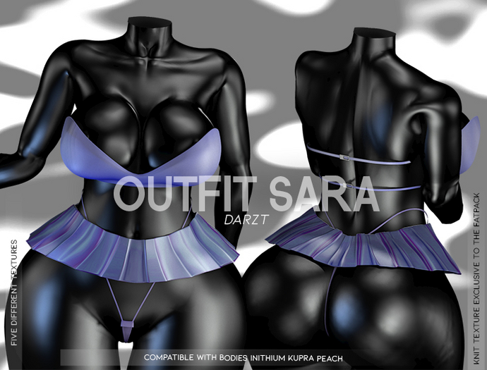 l DARZT l SARA OUTFIT I PURPLE I PEACH & INITHIUM