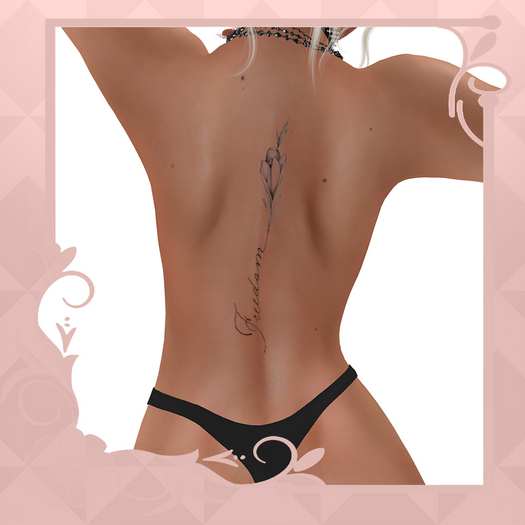 V2V Freedom back tattoo   (add me )
