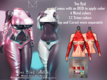  	[[ Masoom ]] Fire Bird Top - Red