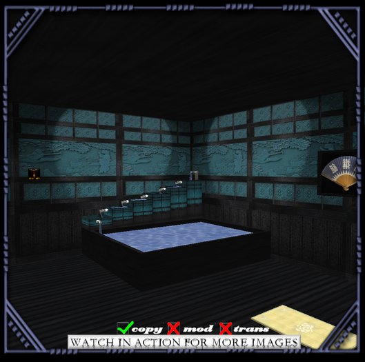 .:GDC:. Suites Ripple Spa Teal (Compatible for Both Skyboxes)