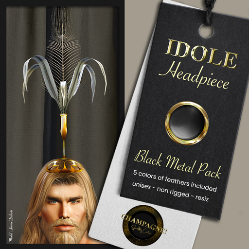 (C)IDOLE Headpiece Pack Black - ADD