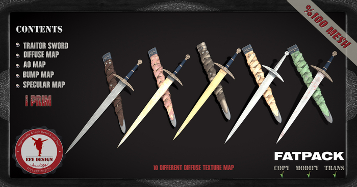 (Efe Design) Traitor Sword Fatpack Fullperm