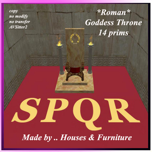 *Roman* Goddess Throne