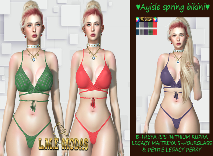 { L.M.E }Ayisle spring bikini#498
