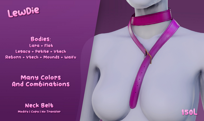 LewDie - Neck Belt