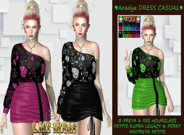 { L.M.E }Aradya DRESS CASUAL#494