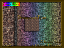 Steampunk Type Seamless Texture Pack