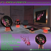 FLORY RED Copper furniture set box (mp)