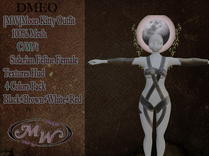 [MW] Moon Kitty Outfit Solarian Feline DEMO