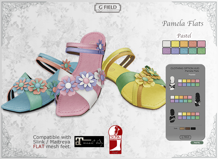 *GF* Pamela Flats -Pastel-