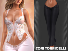 TORI TORRICELLI // Eugenie Pants // Pitchblack