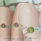 [Aleutia] Athena Garters - FATPACK - Maitreya