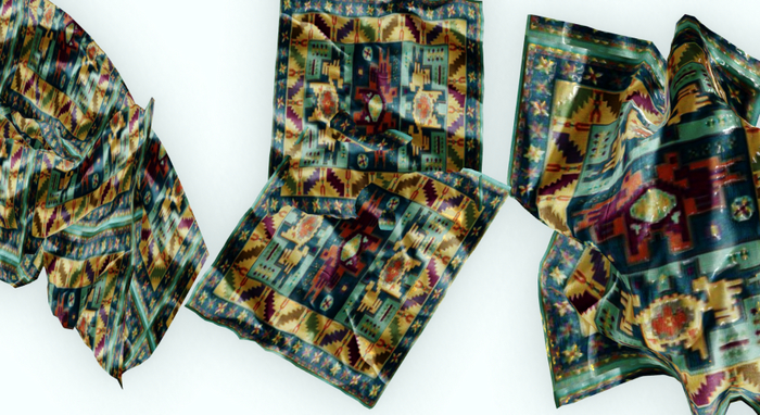 Triple Wrinkle Rug-Inca Style