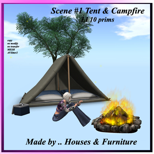 Scene #1 Tent&Campfire