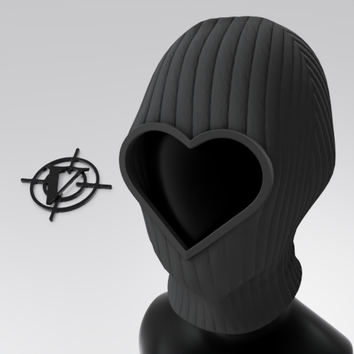 Vengeance - Mask Heart "Black".