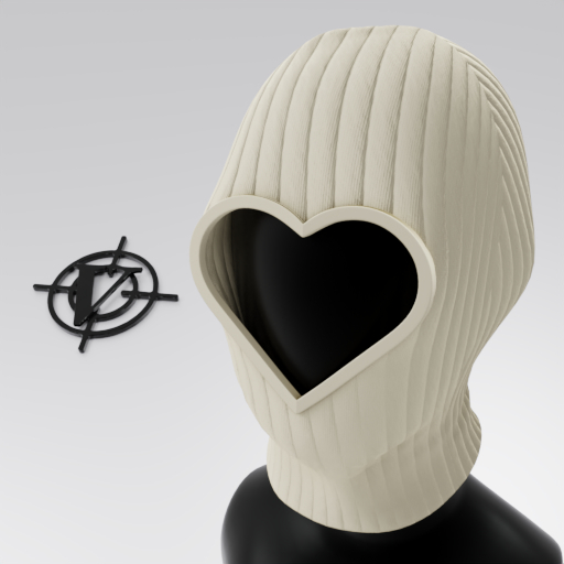 Vengeance - Mask Heart "Beige".