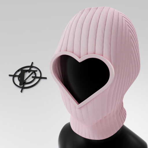 Vengeance - Mask Heart "Baby Pink".