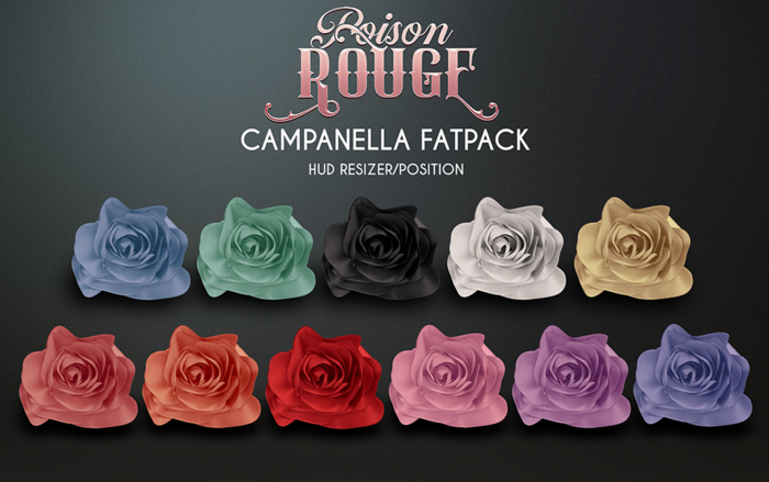 POISON ROUGE Campanella FATPACK