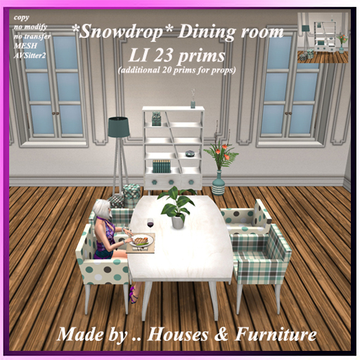 *Snowdrop* Dining room