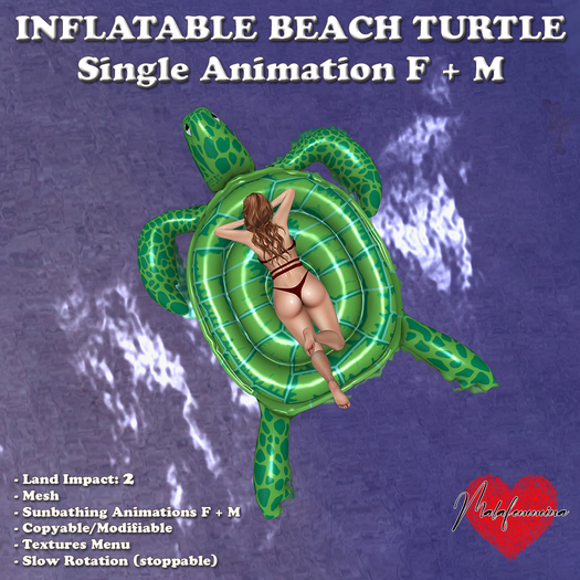 [MLF] INFLATABLE BEACH TURTLE [G]