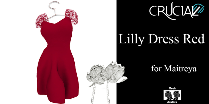 Crucial - Lilly Dress Red Box