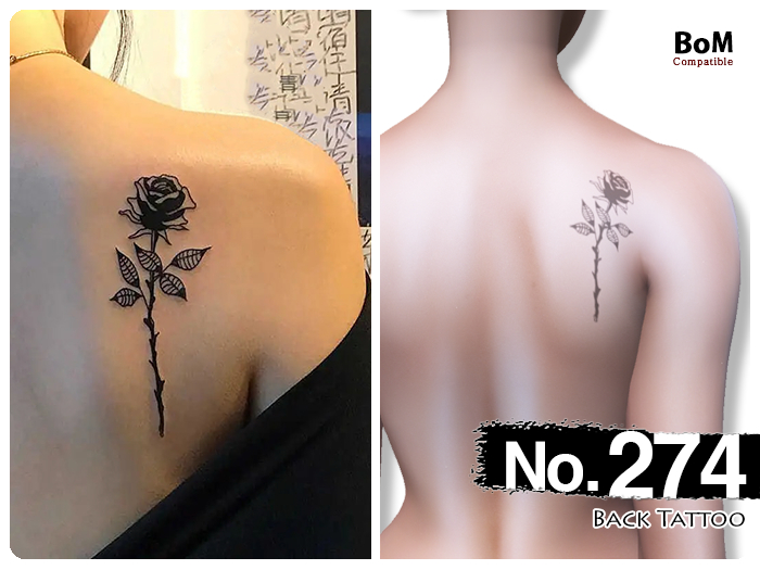 (Back Tattoo) No.274