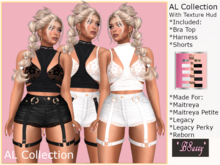 *BSASSY* AL COLLECTION BRA TOP AND SHORTS WITH HUD