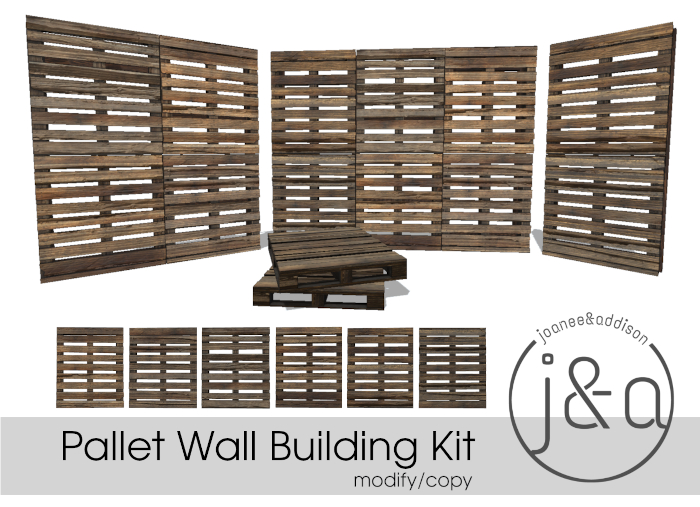 j&a - Pallet Wall Building Kit 1.0