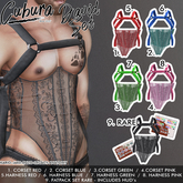 9.Cubura David Set BLACK RARE/Kario Flex