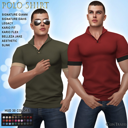 [ConTrato] Polo Shirt Man