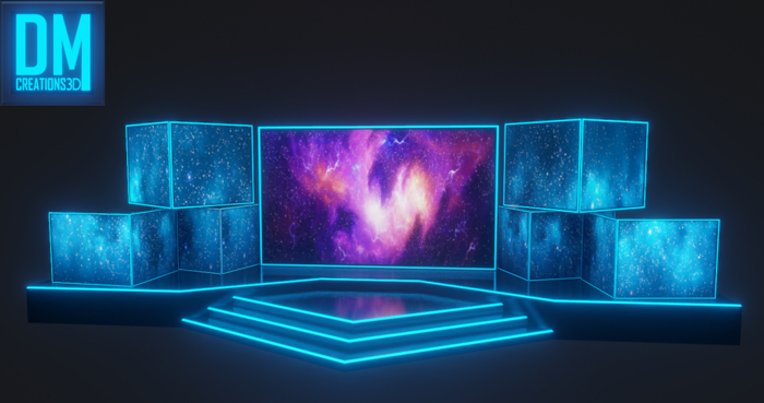 Nebula Stage Full Perm Mesh