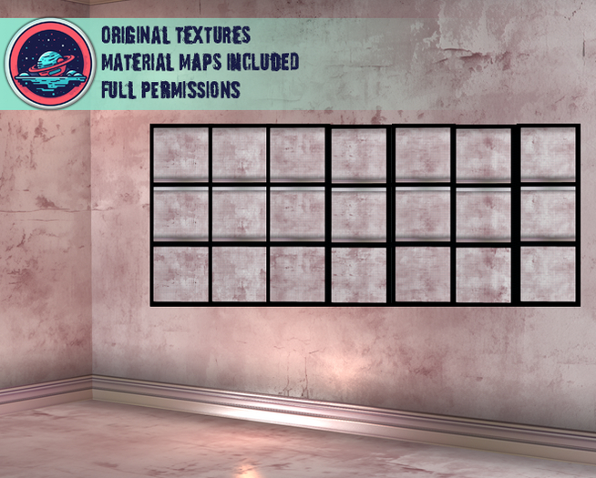 ::T:: Materials Texture: Distressed Pastel Wall Kit (Rose Pink) (35% off)