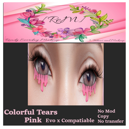[Rem] Colorful Tears (Pink)