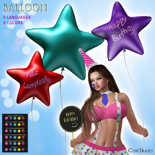 [ConTrato] Happy Birthday Balloon