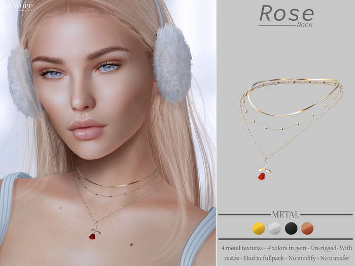 Guwopp - Rose Neck Silver