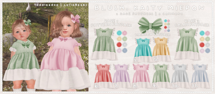 Blush. Kaity Dress Fatpack