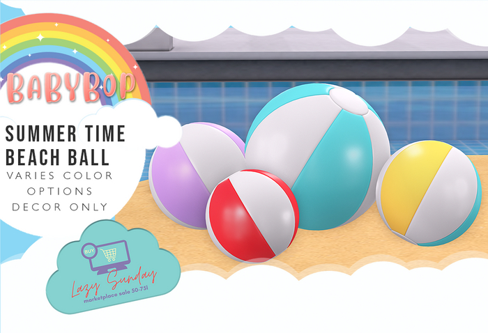 .:bb:. Summer Time - Beach Balls - Decor