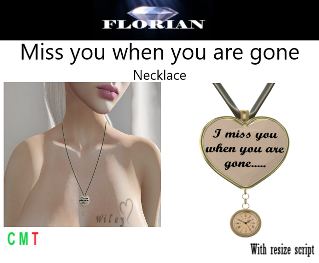 *FLORIAN* Miss You When You Are Gone - Bag