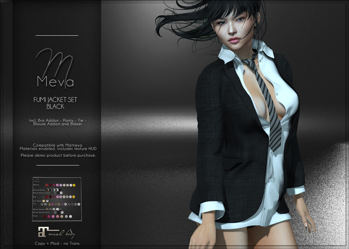 Meva Fumi Jacket Set Black Box