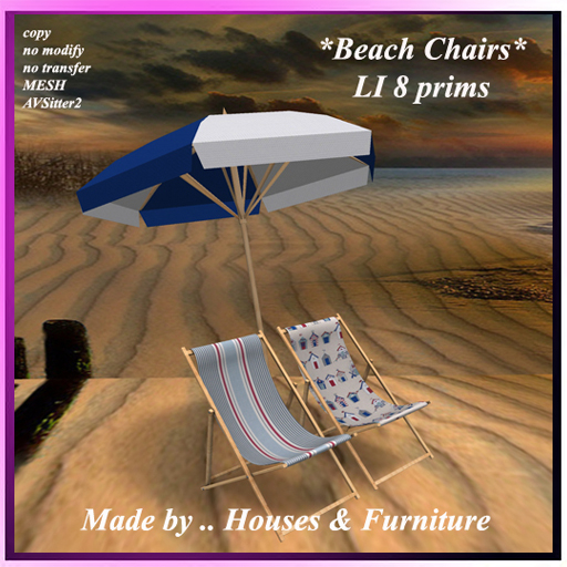 Beach Chairs Navy