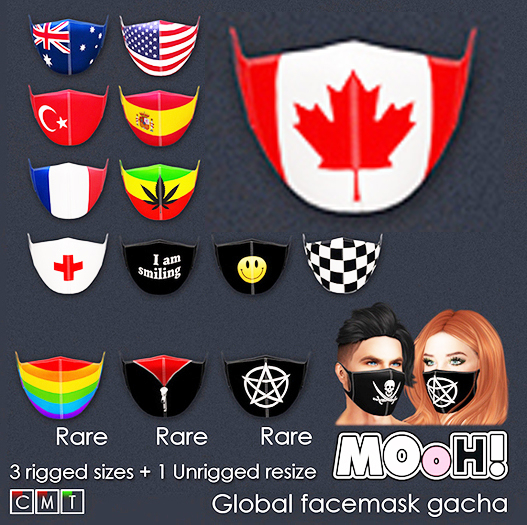 5. MOoH! Facemask Canadian flag