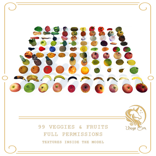 Full Perm Vegs & Fruits x99 