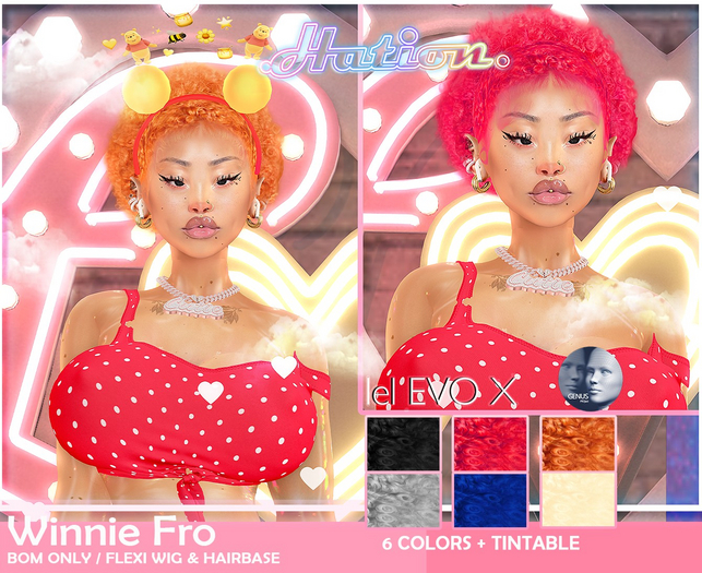 .HATION. Winnie Unit Fro